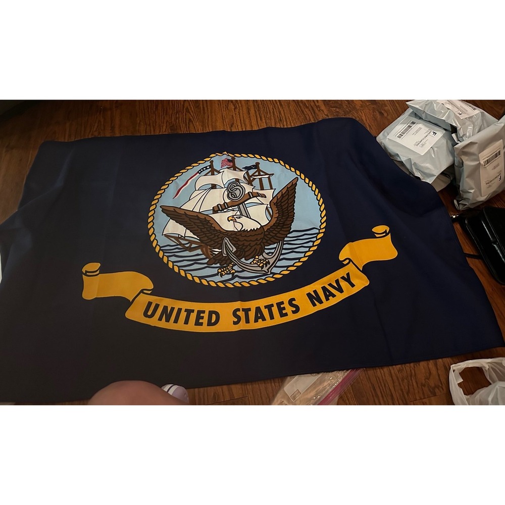 Vintage American navy flag